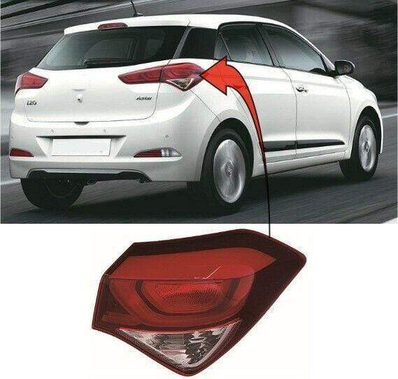 Hyundai I20 5Dr Hatch 2015-2018 Rear Light Lamp Outer Section Driver Side