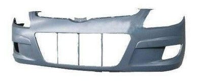 Fits Hyundai I30 2007-2010 Front Bumper With Fog Lamp Hole Primed - tradevehicleparts.co.uk