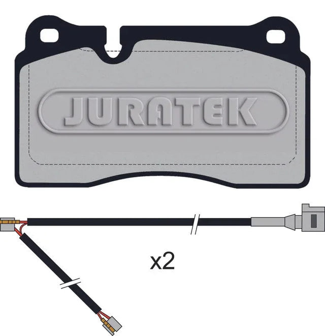 Juratek Brake Pads Full Set of 4 With 2 X Separate Wear Leads (390Mm) Front JCP062 - image 2