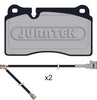 Juratek Brake Pads Full Set of 4 With 2 X Separate Wear Leads (390Mm) Front JCP062 thumbnail