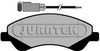 Juratek Brake Pads Full Set of 4 Front JCP117 thumbnail