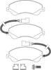Juratek Brake Pads Full Set of 4 Front JCP117 thumbnail
