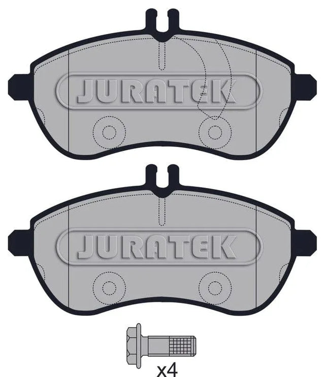 Juratek Brake Pads Full Set of 4 With 4 X Bolts Front JCP1978 - image 2
