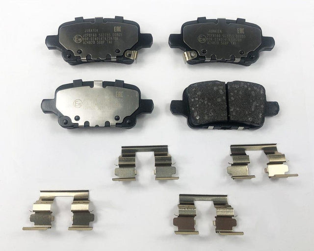 Juratek Brake Pads Full Set of 4 With Fitting Kit Rear JCP8160 - image 2