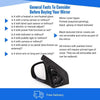 Fits Kia Picanto 2007-2011 Door Wing Mirror Manual Not Primed Passenger Side thumbnail