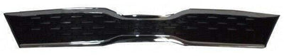 Fits Kia Picanto 2017- Front Upper Grille Black With Chrome Moulding - tradevehicleparts.co.uk