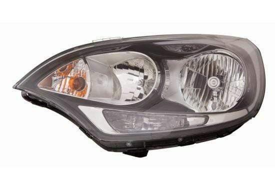 Fits Kia Rio 2011-2015 Headlight Headlamp Halogen Black Type Passenger Side No Motor Included - image 2