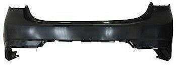 Fits Kia Rio 2017- Rear Bumper Primed W/O Sensor Hole - tradevehicleparts.co.uk
