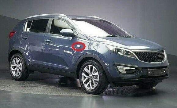 Fits Kia Sportage 2016-2018 Front Wing Primed W/ Indicator Lamp Hole Driver Side - image 2