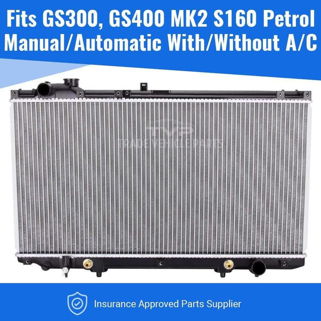 Fits Lexus Gs300 S160 1997-2005 Gs400 1997-2000 Radiator (Gs300,Gs400 Petrol) (Man/Auto) ( With/Without Ac) - image 2