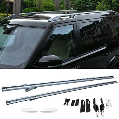 Fits Land Rover Discovery 4 2009-2017 Roof Rail Racks Silver - tradevehicleparts.co.uk