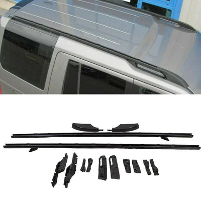 Fits Land Rover Discovery 4 2009-2016 Roof Rail Racks Black - tradevehicleparts.co.uk