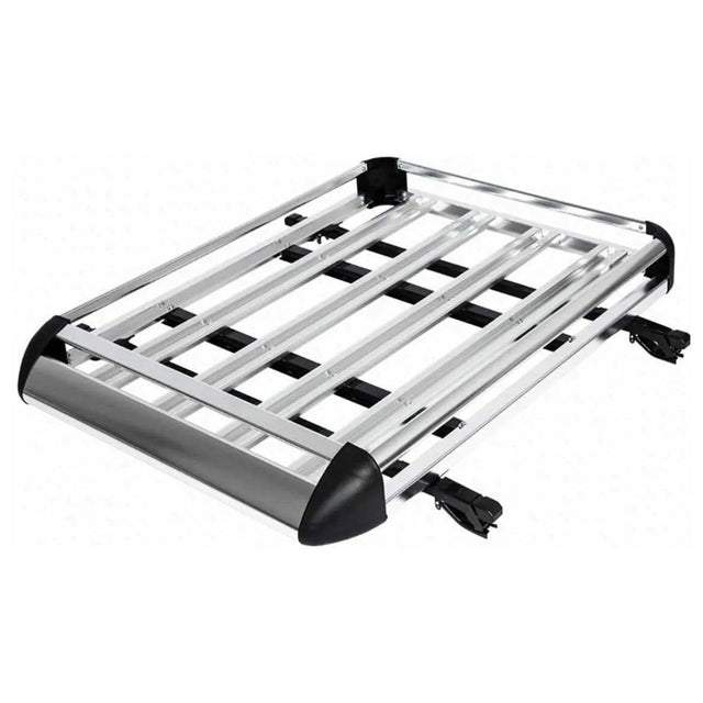 Deck Tray Platform Carry Box Luggage Carrier Roof Rack Luggage Cargo Aluminium Extra Large Silver - image 3