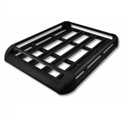 Fits Deck Tray Platform Carry Box Luggage Carrier Roof Rack Luggage Cargo Aluminium Extra Large Black - tradevehicleparts.co.uk