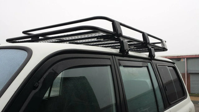 Large Full Basket Roof Rack Tray Luggage Cargo Steel Universal - image 2