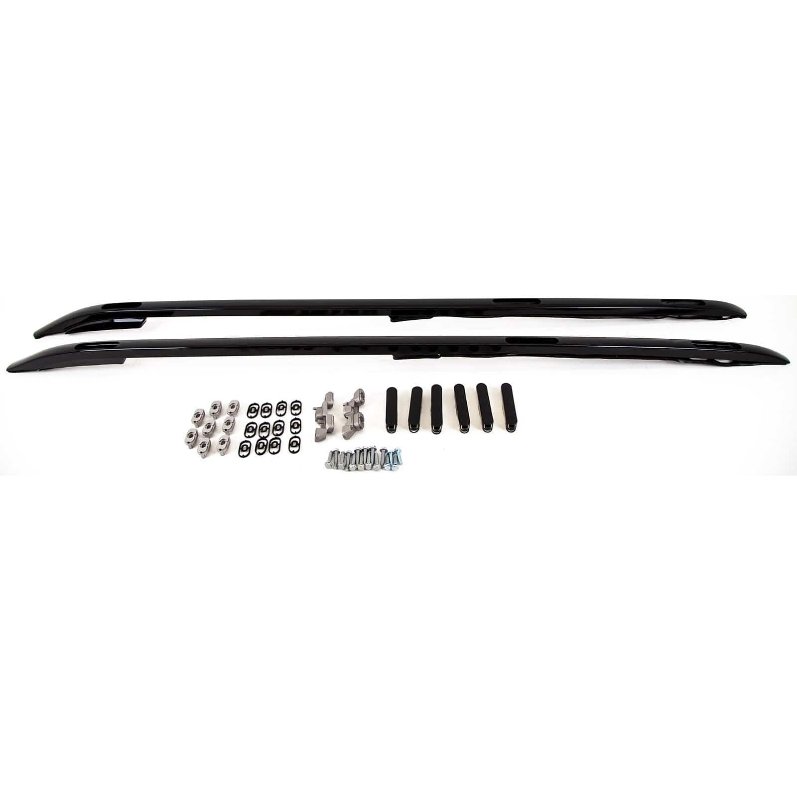 LR4099 Land Rover Discovery 5 L462 2017- Roof Rails Rack Bars Pair Aluminium Black OEM Style