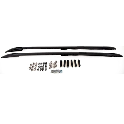 Fits Land Rover Discovery 5 L462 2017- Roof Rails Rack Bars Pair Aluminium Black - tradevehicleparts.co.uk