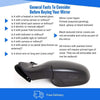 Fits Lti Tx4 Taxi 2007- Door Wing Mirror Heated Electric Textured Passenger Side thumbnail