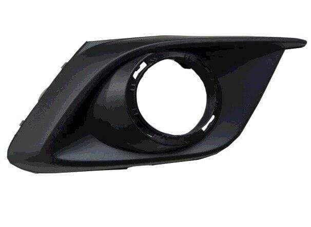 Mazda 3 2013-2016 Front Bumper Fog Grille With Fog Lamp Hole & Moulding Hole Driver Side