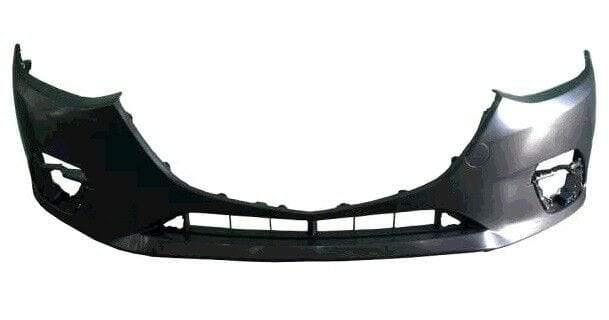 Fits Mazda 3 2014-2016 Front Bumper Primed Without Washer Or PDC Holes - image 2