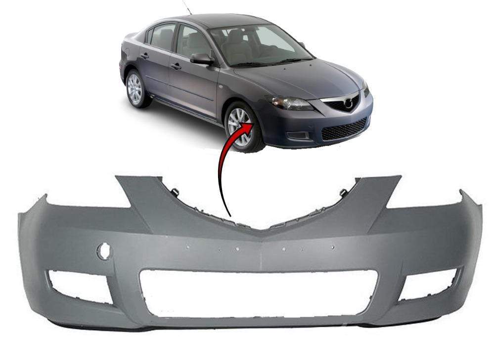 Mazda 3 Saloon 2006-2009 Front Bumper Primed