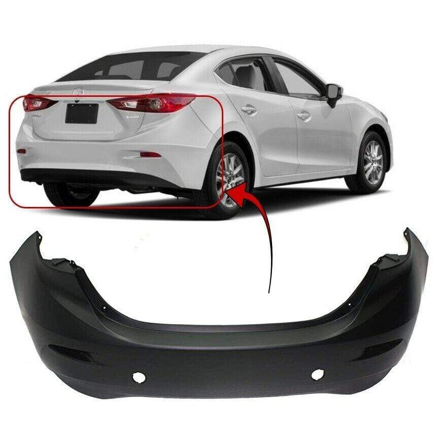 Mazda 6 2013-2018 Rear Bumper Mat Dark Grey