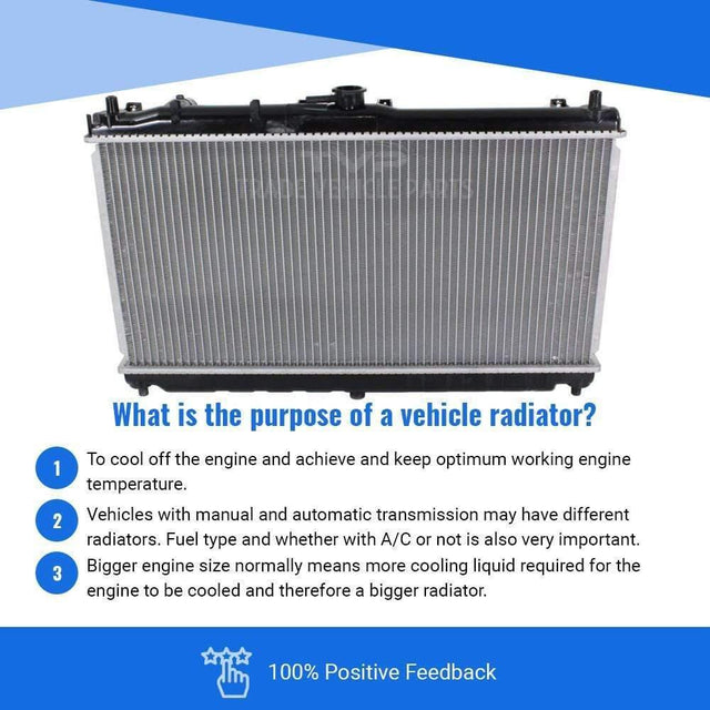 Fits Mazda Mx-5 1998-2005 Radiator (1.6I 16V, 1.8I 16V Petrol) (Manual) (With/Without Ac) - image 4