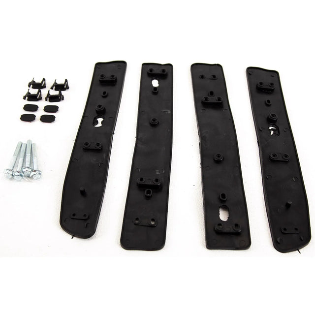 Fits Mitsubishi L200 Series 5 Double Cab 2015-2019 Roof Rails Rack Bars Pair Aluminium Black - image 5