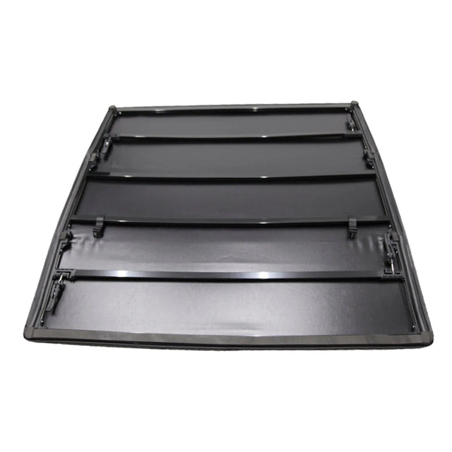Fits Mitsubishi L200 Series 6 Double Cab 2019- Soft Tri Fold Tonneau Cover Short Bed Black - image 4
