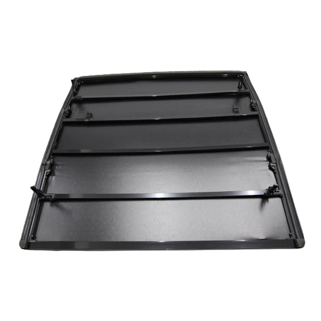 Fits Mitsubishi L200 Series 5 Double Cab 2015-2019 Soft Tri Fold Tonneau Cover Short Bed Black - image 4