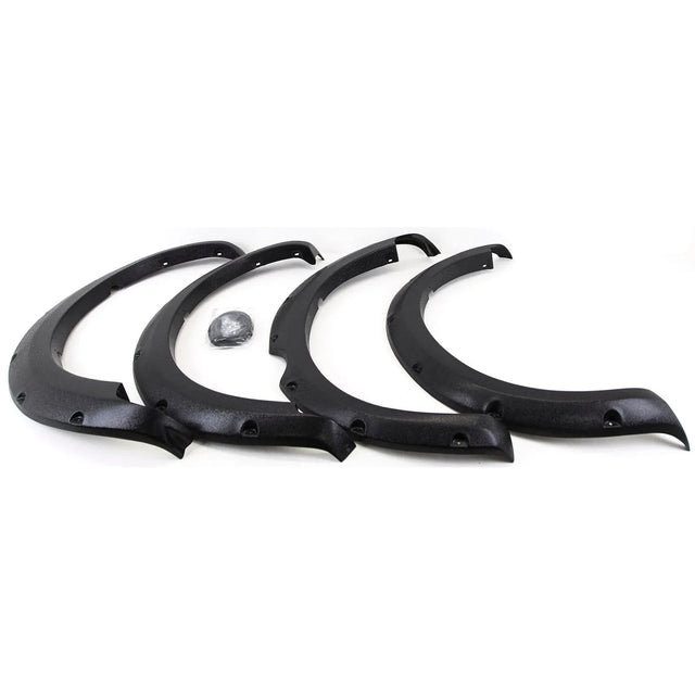 Fits Mitsubishi L200 2006-2013 60mm Wide Wheel Arches Extensions Fender Flares Set Black - image 2