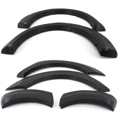 Fits Mitsubishi L200 Series 5 2015-2019 Wide Wheel Arches Extensions Fender Flares Set Black - tradevehicleparts.co.uk