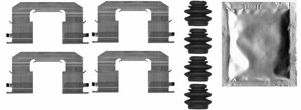 Mintex Brake Pad Accessory Fitting Kit Full Set Front Axle MBA0006 - image 2
