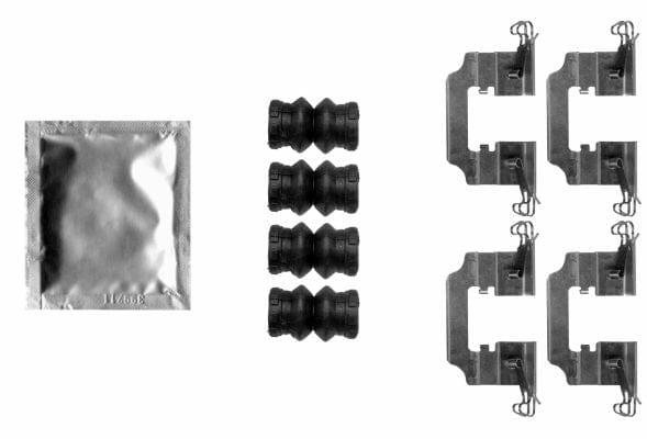 Mintex Brake Pad Accessory Fitting Kit Full Set Rear Axle MBA0008 - image 3