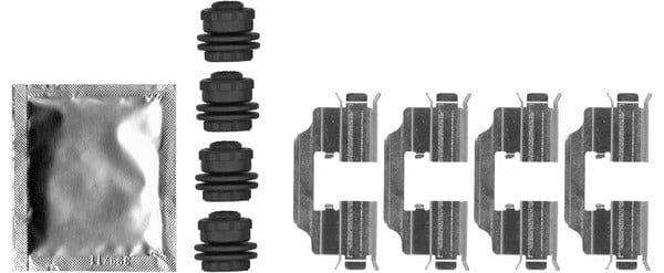Mintex Brake Pad Accessory Fitting Kit Full Set Rear Axle MBA0012 - image 2