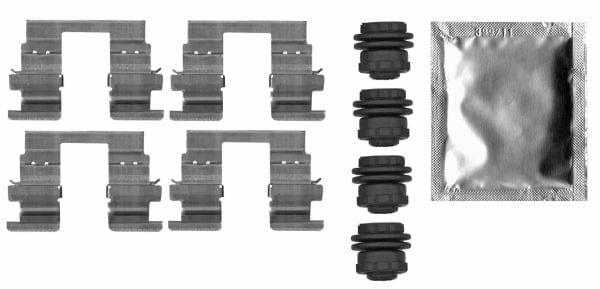 Mintex Brake Pad Accessory Fitting Kit Full Set Rear Axle MBA0013 - image 3