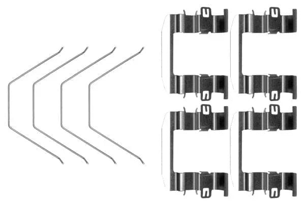 Mintex Brake Pad Accessory Fitting Kit Full Set Front Axle MBA0016 - image 3
