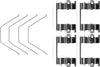 Mintex Brake Pad Accessory Fitting Kit Full Set Front Axle MBA0016 thumbnail