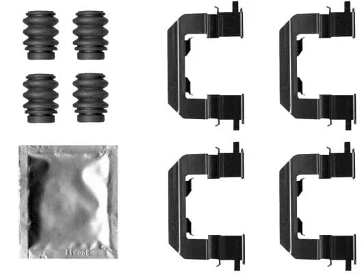 Mintex Brake Pad Accessory Fitting Kit Full Set Front Axle MBA0019 - image 3