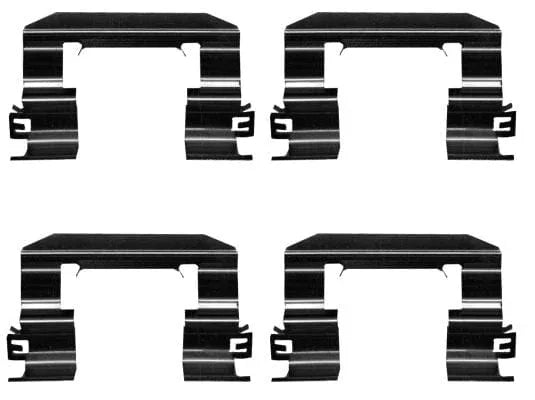 Mintex Brake Pad Accessory Fitting Kit Full Set Front Axle MBA0021 - image 3