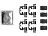 Mintex Brake Pad Accessory Fitting Kit Full Set Rear Axle MBA0025 thumbnail