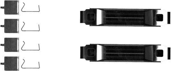 Mintex Brake Pad Accessory Fitting Kit Full Set Front Axle MBA0029 - image 2