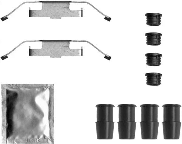 Mintex Brake Caliper Accessory Fitting Kit Full Set Rear Axle MBA0032 - image 2