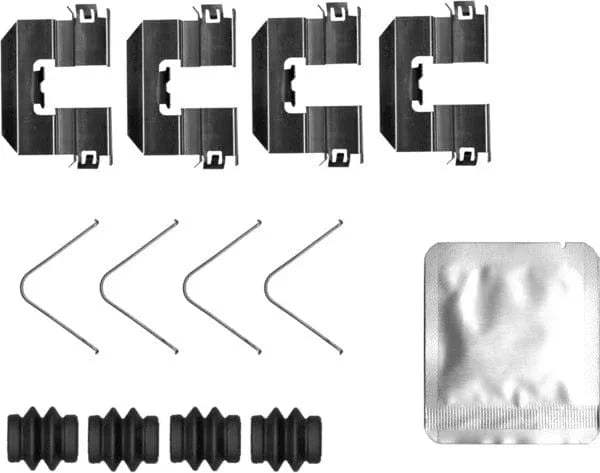 Mintex Brake Pad Accessory Fitting Kit Full Set Rear Axle MBA0034 - image 2
