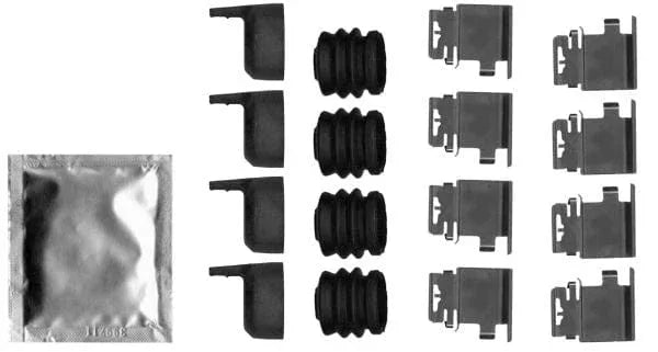 Mintex Brake Pad Accessory Fitting Kit Full Set Rear Axle MBA0036 - image 3