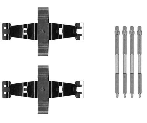 Mintex Brake Pad Accessory Fitting Kit Full Set Front Axle MBA0042 - image 3