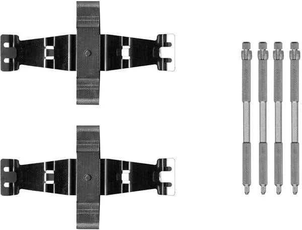 Mintex Brake Pad Accessory Fitting Kit Full Set Front Axle MBA0042 - image 2