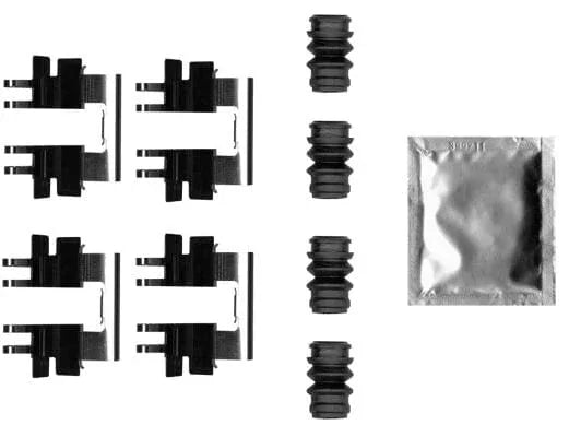Mintex Brake Pad Accessory Fitting Kit Full Set Rear Axle MBA0045 - image 3