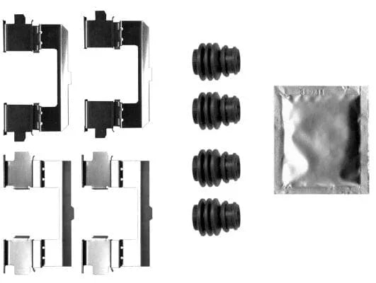 Mintex Brake Pad Accessory Fitting Kit Full Set Front Axle MBA0048 - image 3
