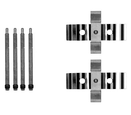 Mintex Brake Pad Accessory Fitting Kit Full Set Rear Axle MBA0054 - image 3